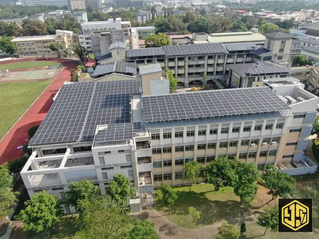 台中后里・后綜高中圖書館光電配置代表空拍照