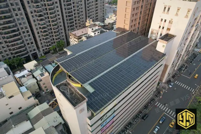 高雄苓雅・四維停車場光電配置代表空拍照