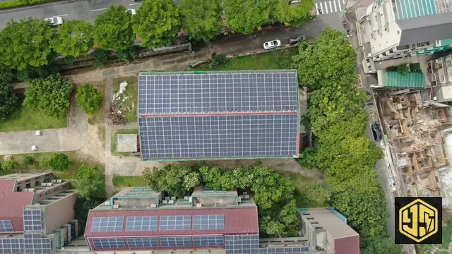 桃園龜山・龜山國中戶外球場光電配置代表空拍照
