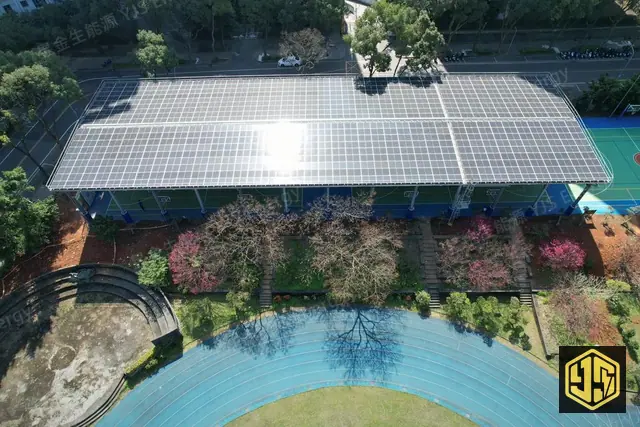 新北林口・林口國中光電球場光電配置代表空拍照